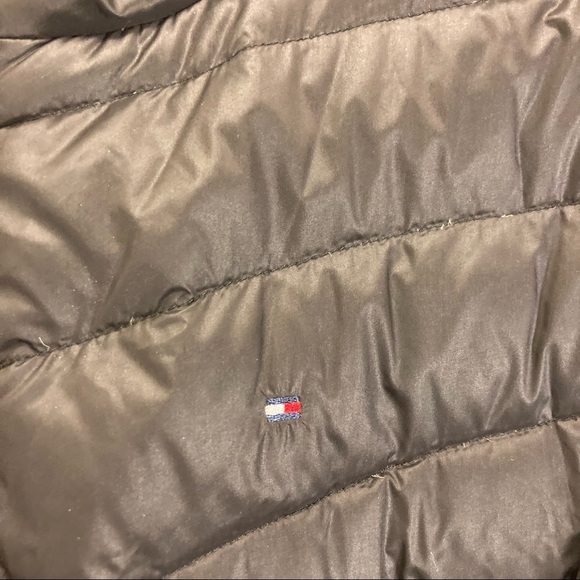 TOMMY HILFIGER Sz 3X Packable Light Weight Down Coat Jacket with Pouch - Picture 2 of 8